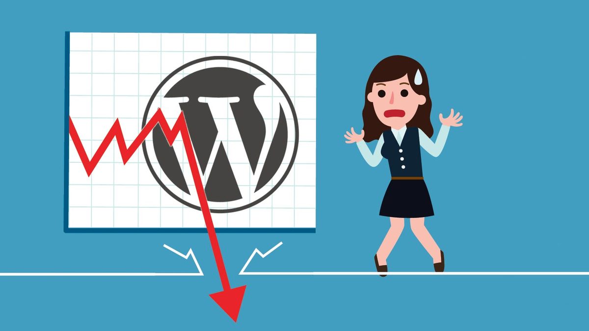 Imagen editorial para La caída de cuota de WordPress: qué debería revisar tu empresa